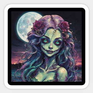 Zombie art design illustration Sticker